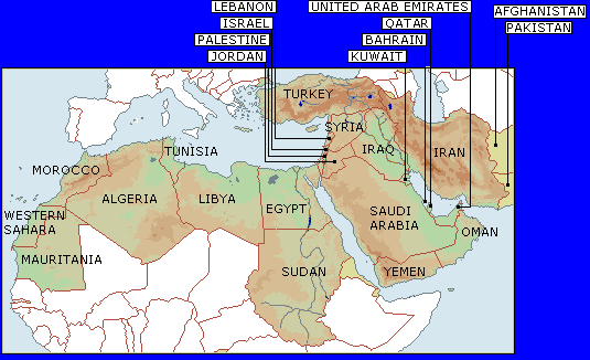 Drill down to a Map of Israel