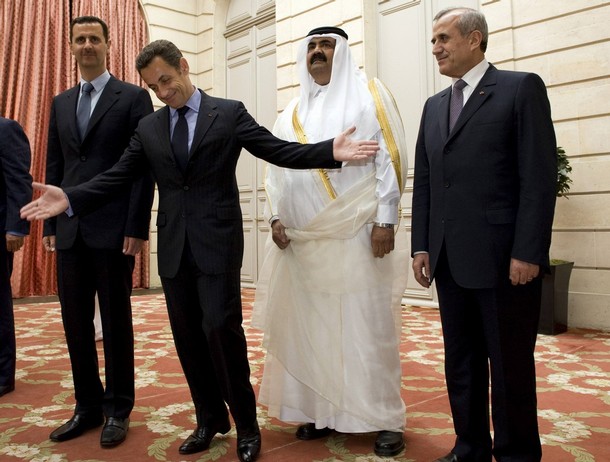 al-Assad and Sarkozy